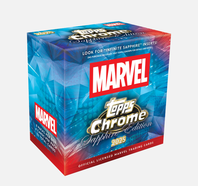 2025 Marvel Comics Chrome® Sapphire - Hobby Box