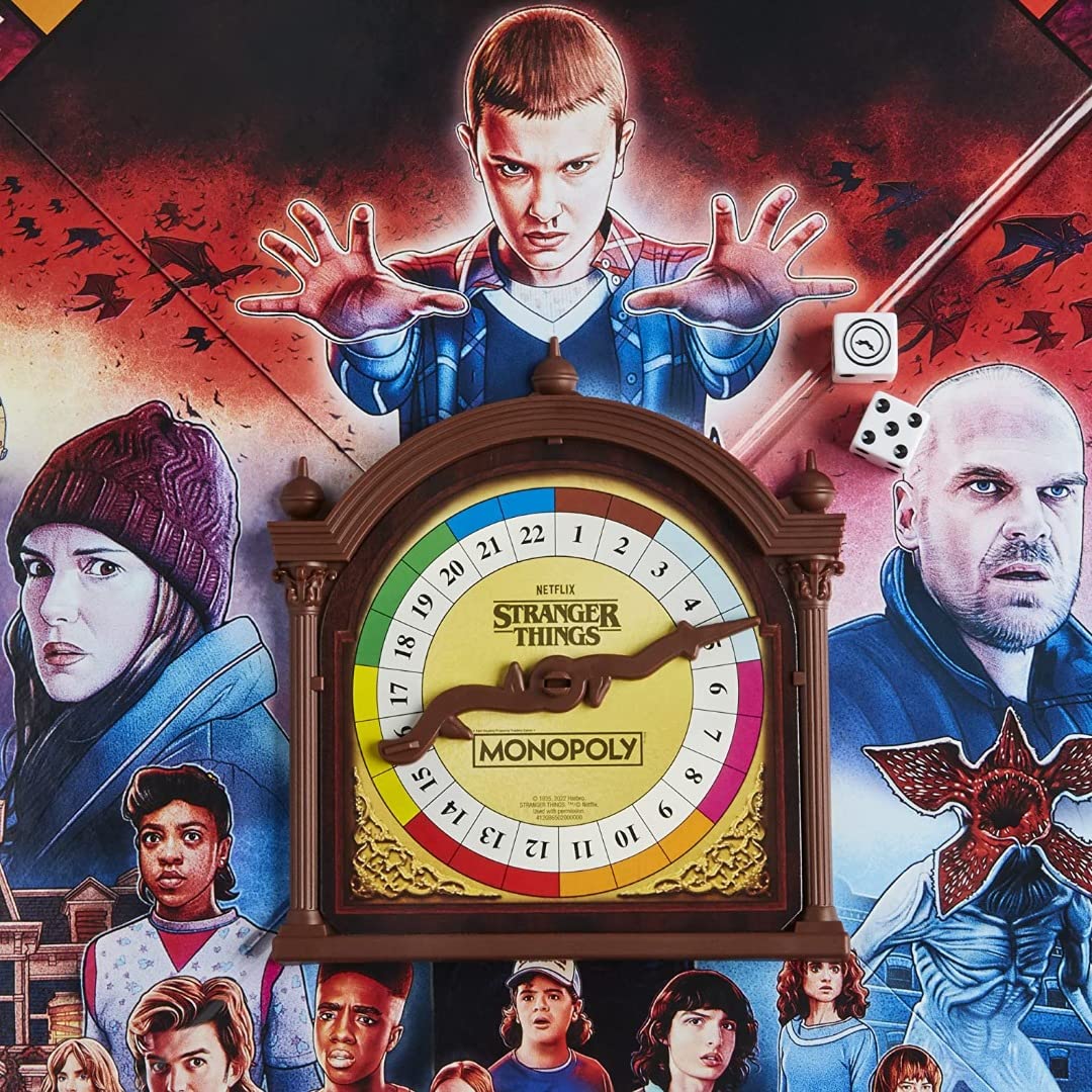 Hasbro Gaming Monopoly: Netflix Stranger Things Edition Board Game for Adults...