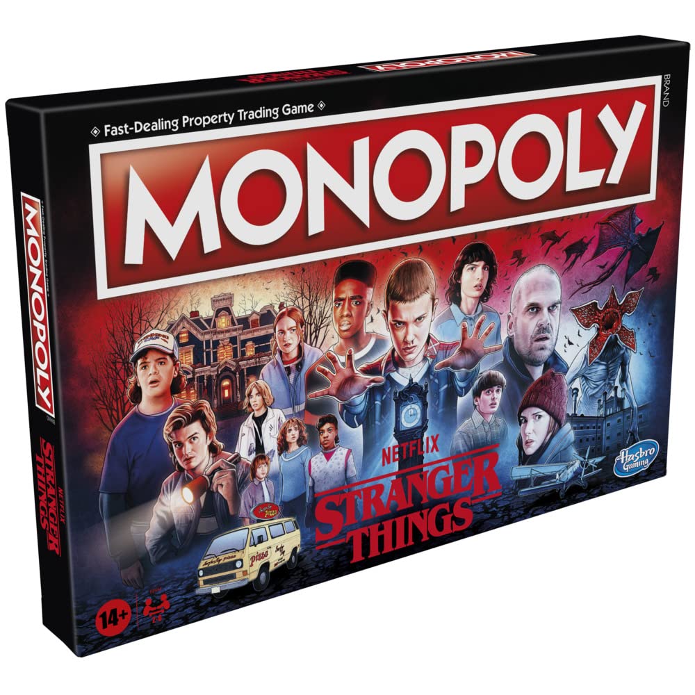 Hasbro Gaming Monopoly: Netflix Stranger Things Edition Board Game for Adults...