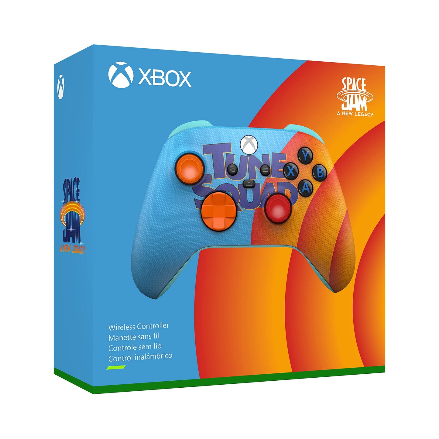 Xbox Wireless Controller - "Space Jam: A New Legacy" Blue/Orange