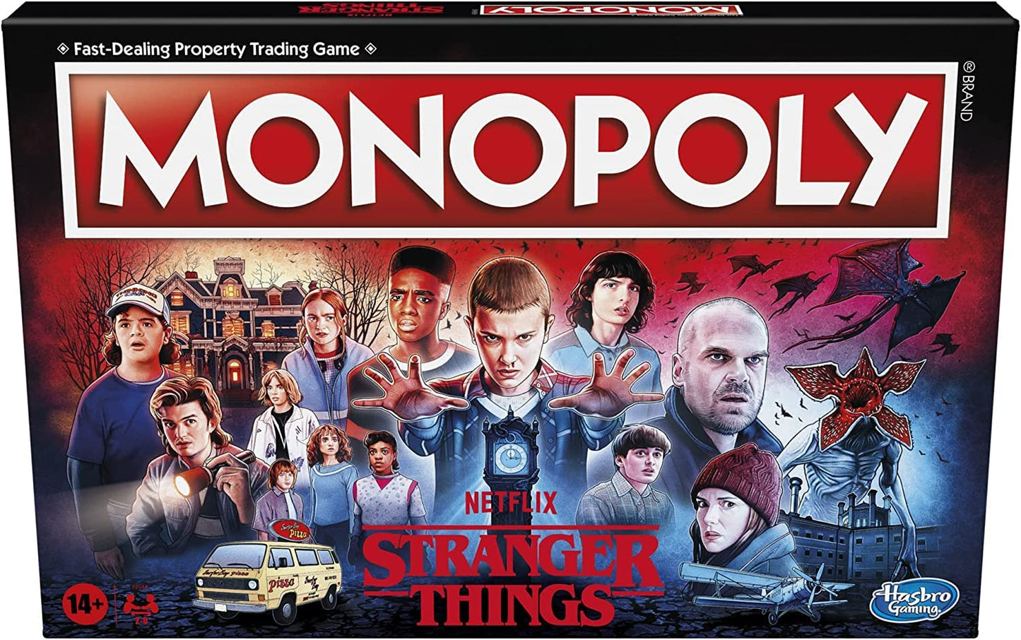 Hasbro Gaming Monopoly: Netflix Stranger Things Edition Board Game for Adults...