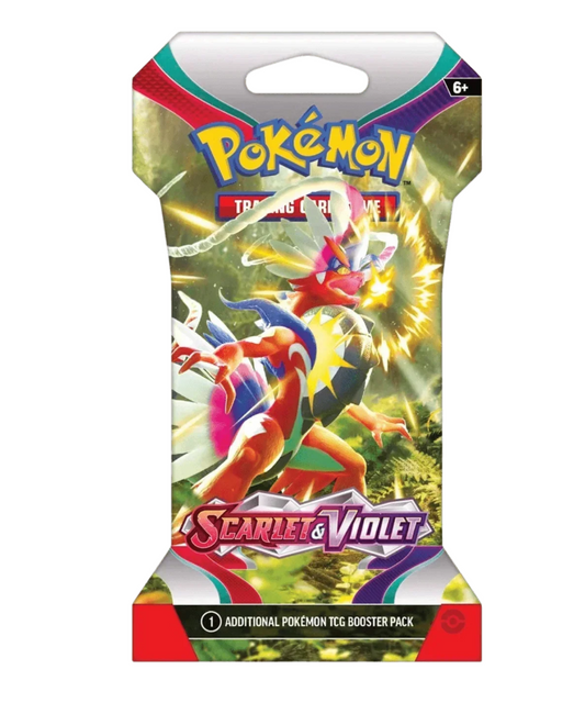 Pokémon TCG Scarlet & Violet Base Set Sleeved Booster Pack x6